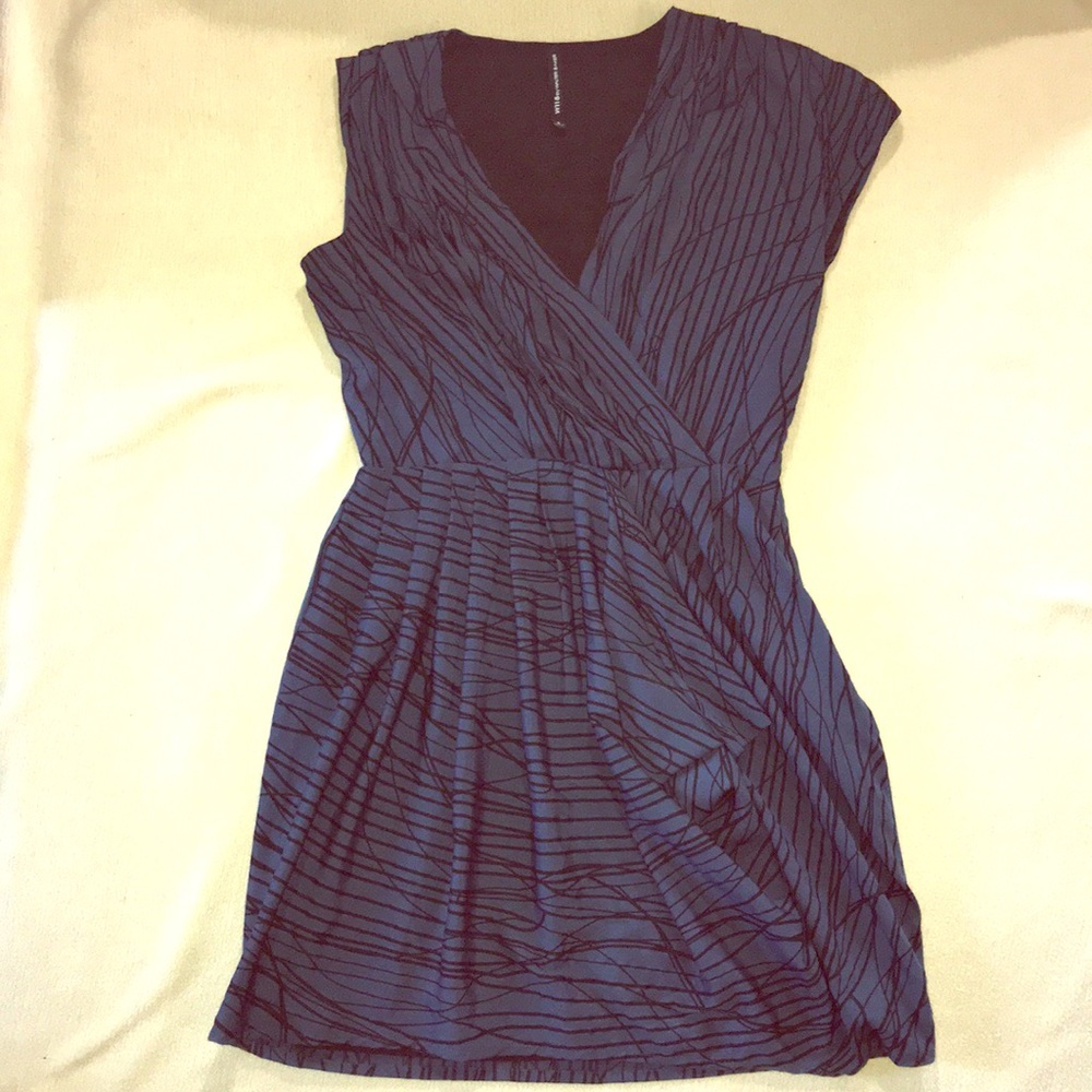 W118 by Walter backer blue and black dress size S